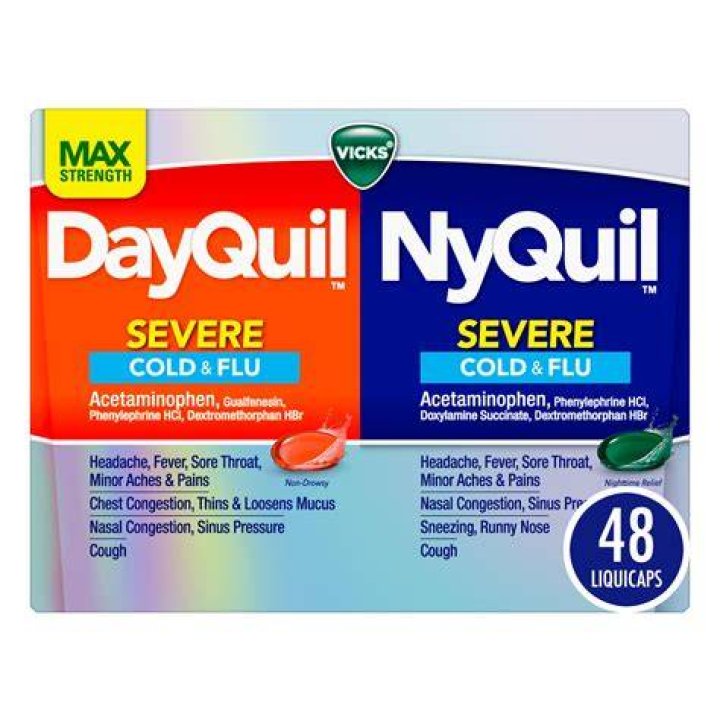 What is the active drug in DayQuil?