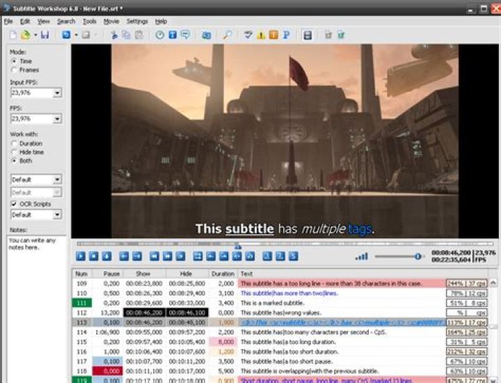 What is the best free subtitle editor?