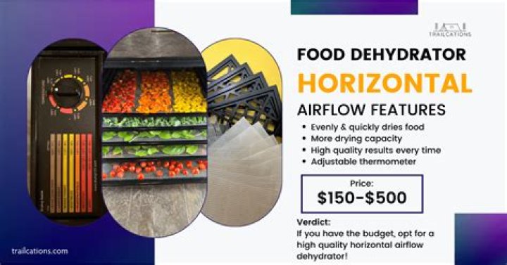 What is the best wattage for a food dehydrator?