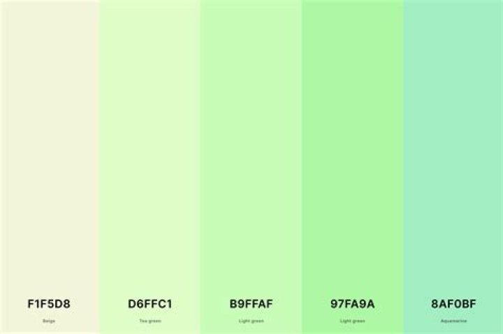 What is the color code for pastel green?