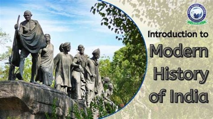 What is the modern history of India?