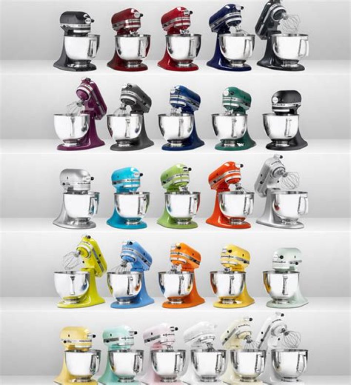 What is the most popular color of KitchenAid mixer?