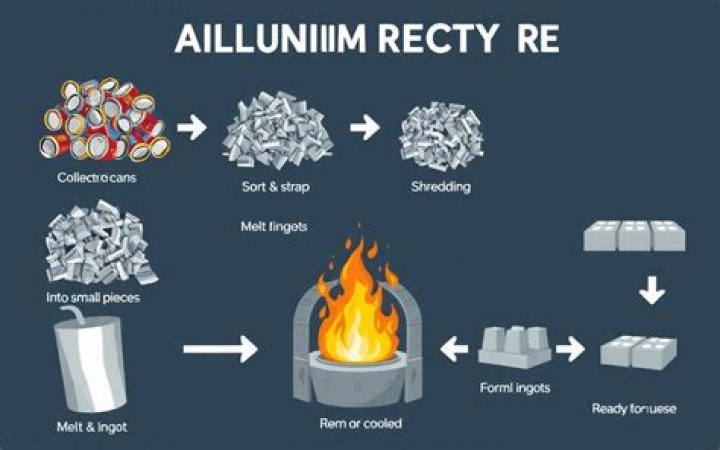 What is the recycling rate for aluminum?