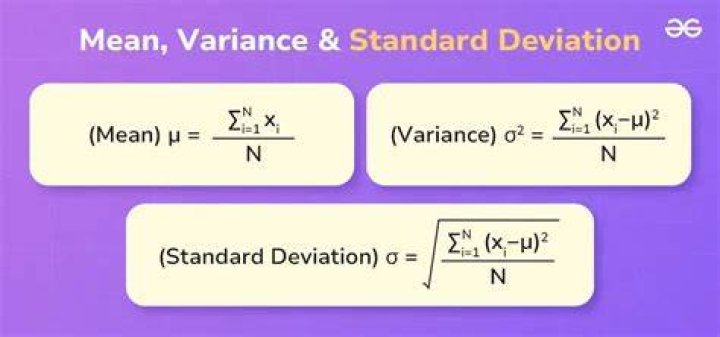 What is variance and standard deviation with example?