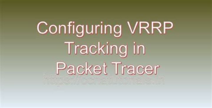 What is VRRP Tracking?