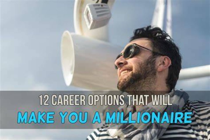 What jobs can make you a millionaire UK?