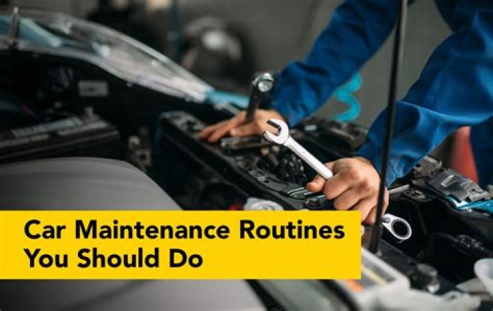 What routine maintenance is required for a car?