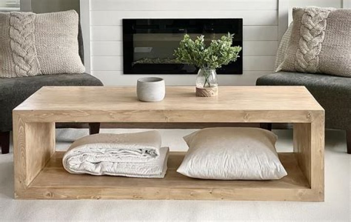 What type of wood did they use to build the coffee table?