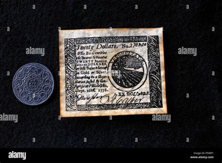 What was money like in the 1700s?