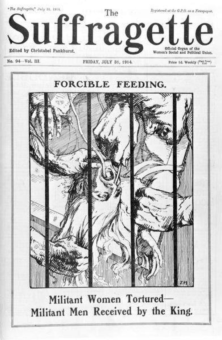What was the hunger strike suffragettes?