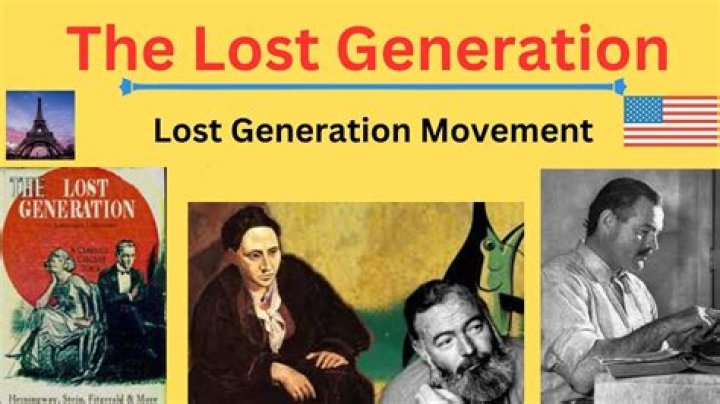 What was the lost generation which 3 authors were involved?