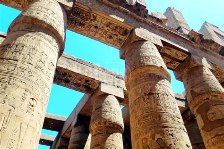What was the purpose of the temple of Amun Re?