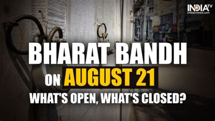 What will be closed tomorrow Bharat Bandh?