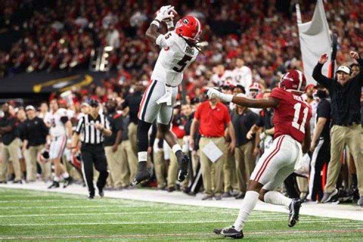 What year did GA beat Alabama in football?