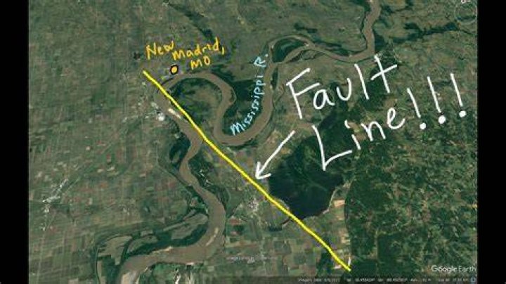 When was the last time the New Madrid fault was active?