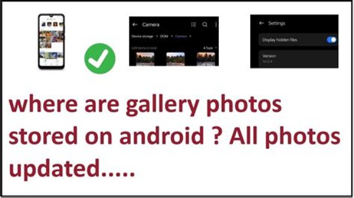 Where are pictures stored in Samsung?