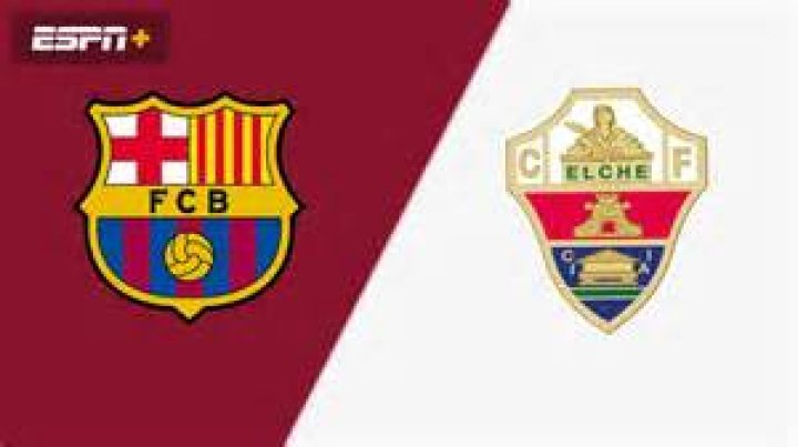 Where can I watch Barcelona vs Elche live?