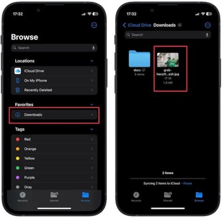 Where do Dropbox downloads go on iPhone?