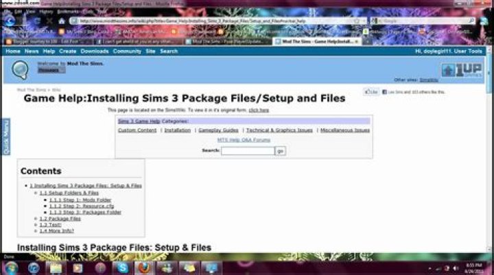 Where do I put Sims 3 Package files?