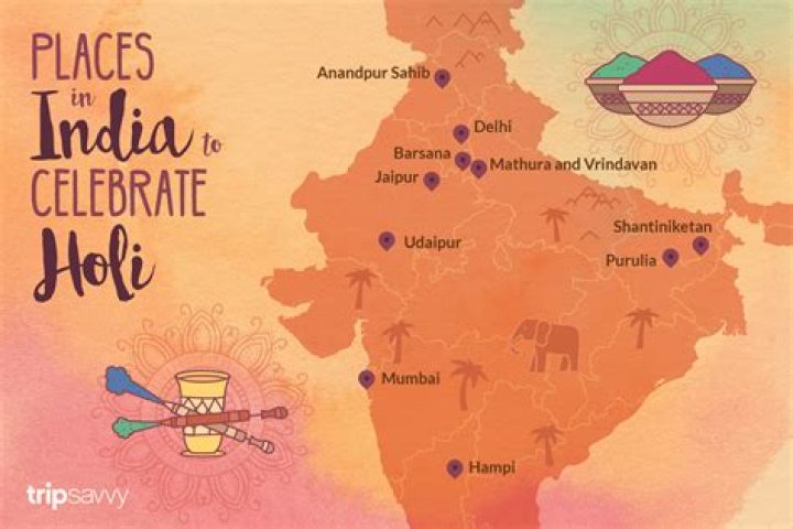 Where is Holi celebrated in Jaipur?