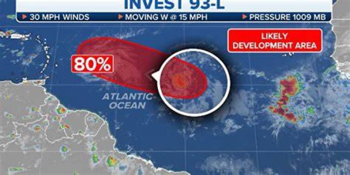 Where is Invest 93L?