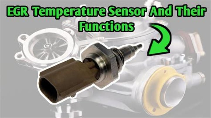Where is the EGR temperature sensor located?
