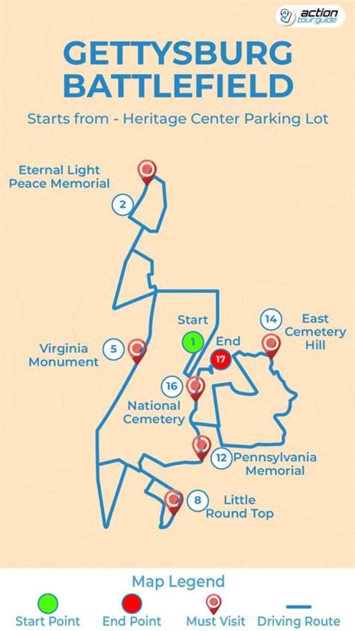 Where is the Gettysburg battlefield located?