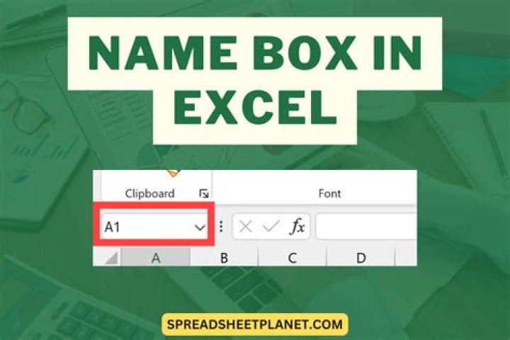 Where is the name box in Excel 2013?