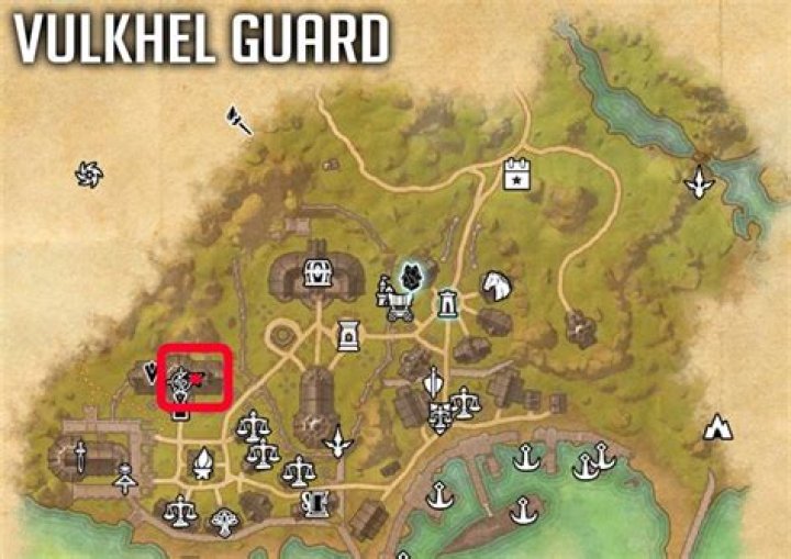Where is the shrine of Mara in Vulkhel guard?