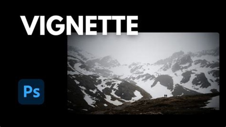 Where is the vignette effect in Photoshop?