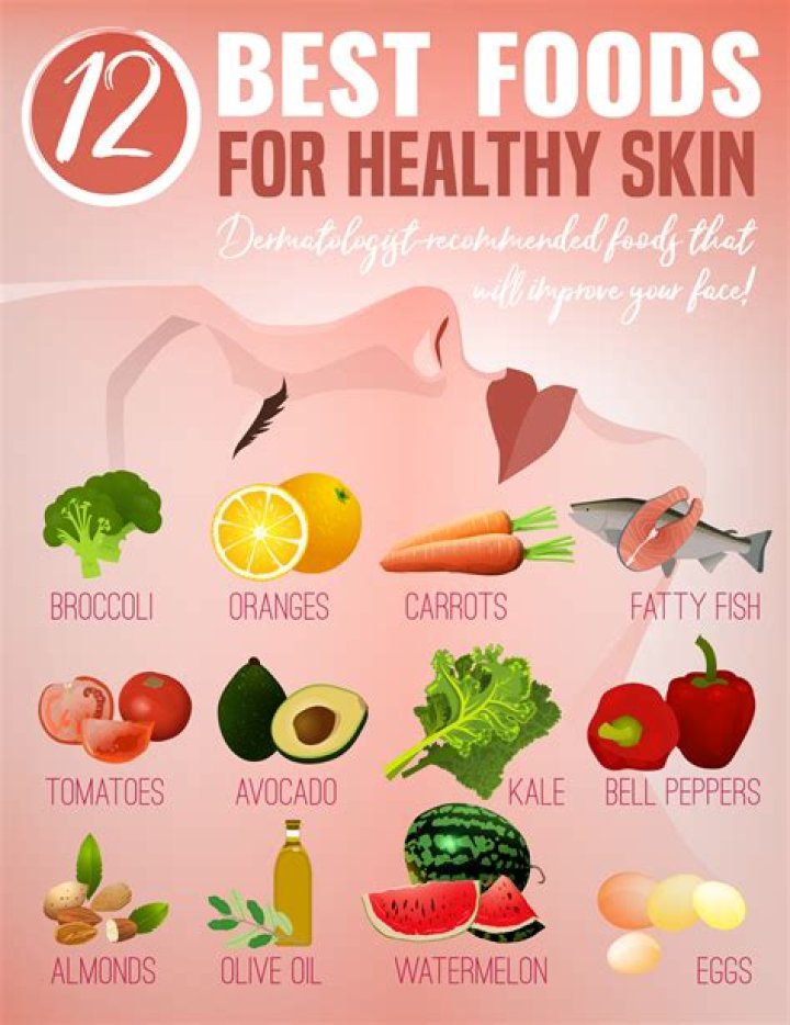 Which foods improve skin glow?