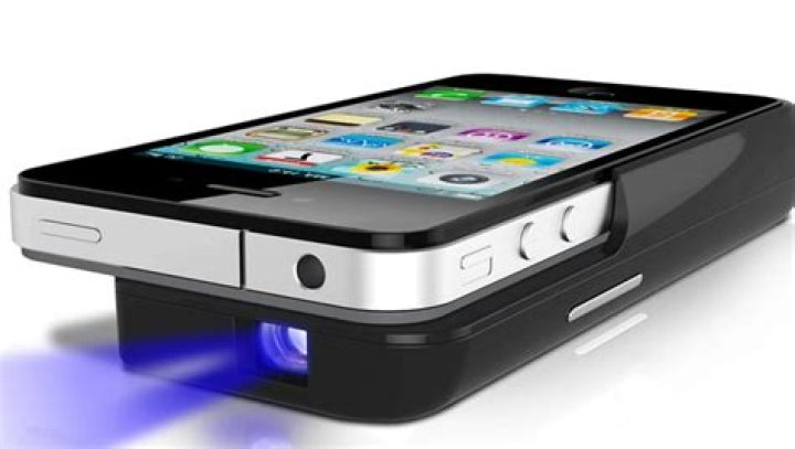 Which mobile phone has a projector?