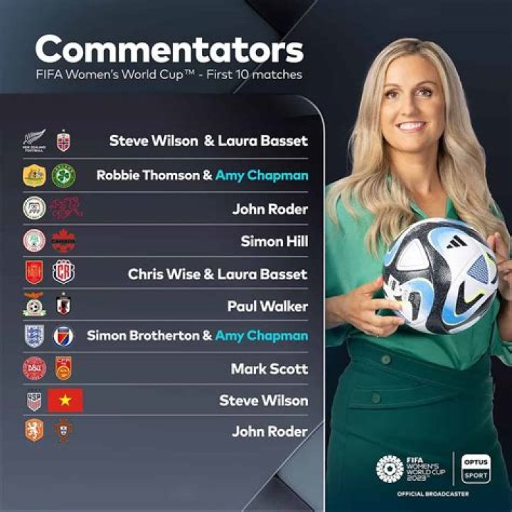 Who are the commentators for the World Cup?