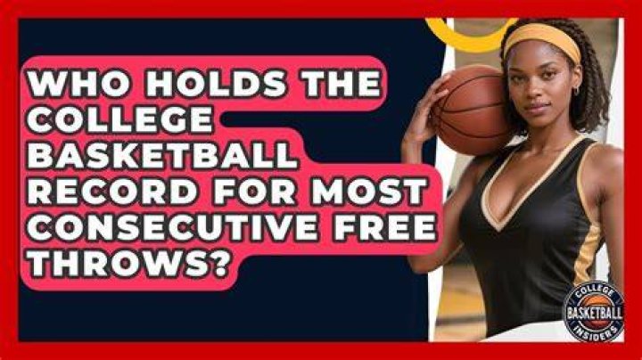 Who holds the record for most consecutive free throws?