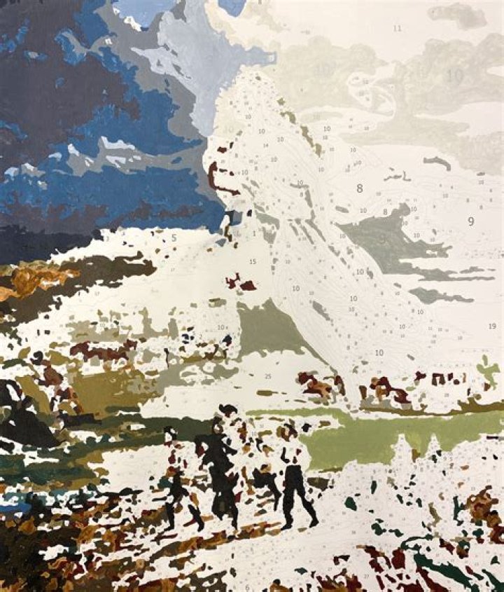 Who is the lady in John Gast painting?