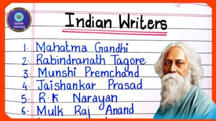 Who is the most famous writer in India?