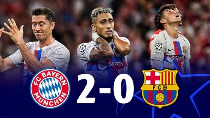 Who was the man of the match Barca vs Bayern?