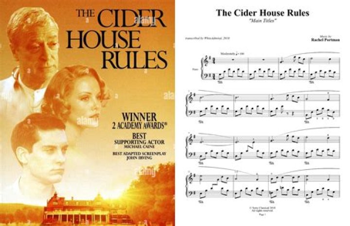 Who wrote the theme song for Cider House Rules?
