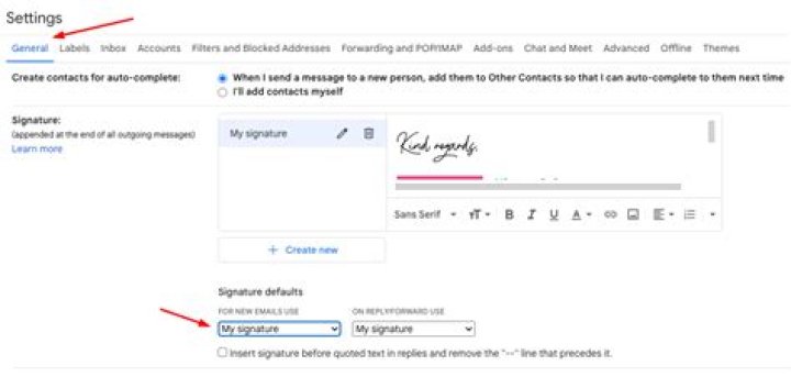 Why is my image not showing in my email signature?