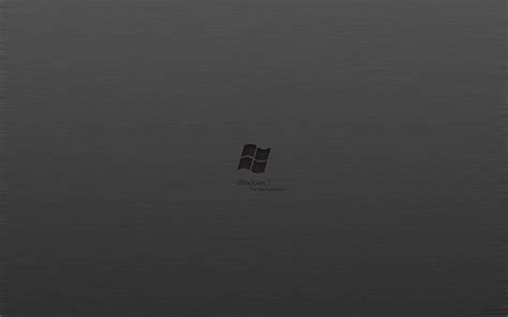 Why is my Windows 7 background black?