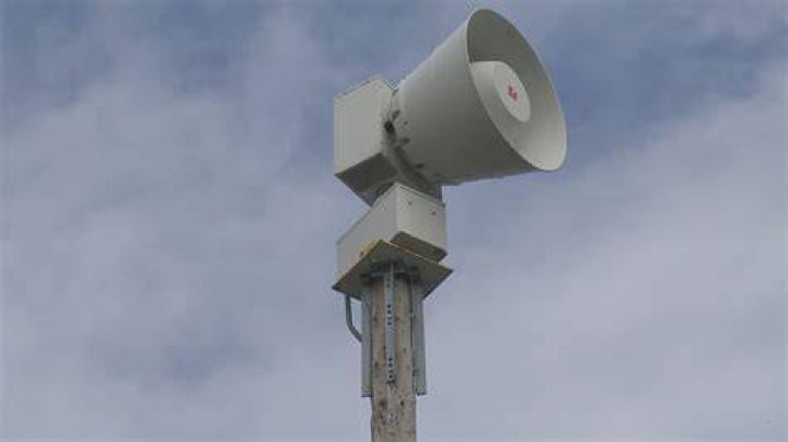 Why is there a siren going off?